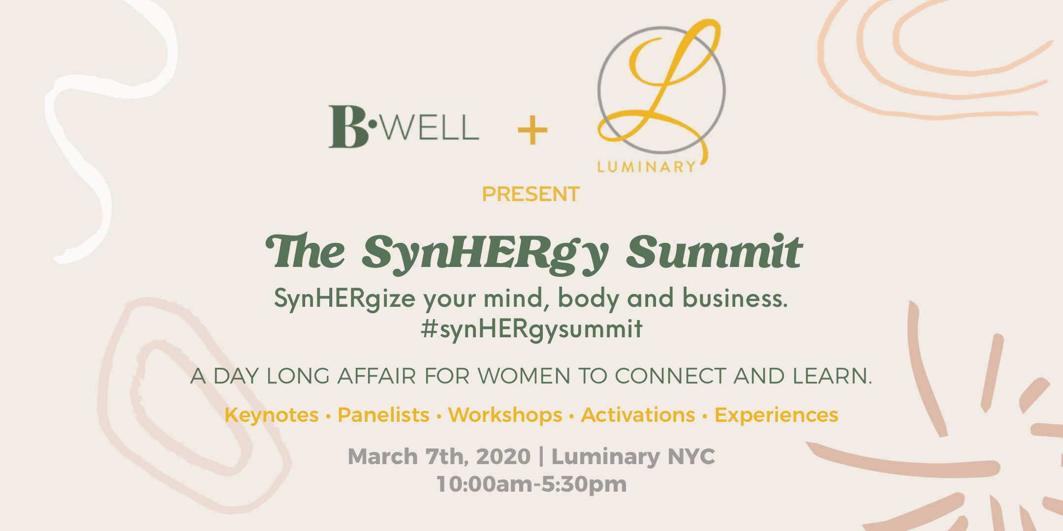 B Well & Luminary Present: synHERgy SUMMIT 2020